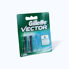 Lưỡi Dao Cạo Gillette Vector Plus Vỉ 2 Cái